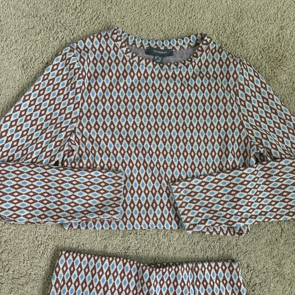 Long Sleeve Mini Skirt Set 💙💕🤎🤍 - Picture 3 of 7